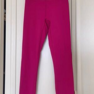 Girls' Bright Pink Stretch Leggings